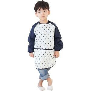 Plie Kids Waterproof Art Smock in Navy Star -‎ Size Medium